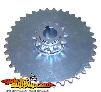 Go Kart Sprocket 56 Tooth for #35 Pitch Chain Sprockets for Go Carts and Mini Bikes 