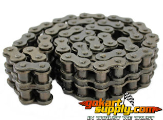 thumbnail image 2 of Alfa Wheels #35 Chain & Sprocket Kit – 3ft 3/8" Pitch, 1 Master Link – For Mini Bike, Go Kart 2 of 6